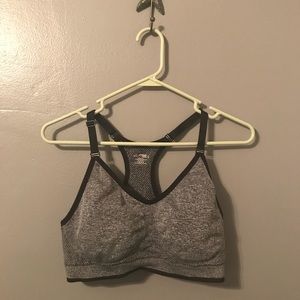 Gray Sports Bra